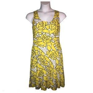Signature by Robbie Bee floral and lace design dress. Size 12